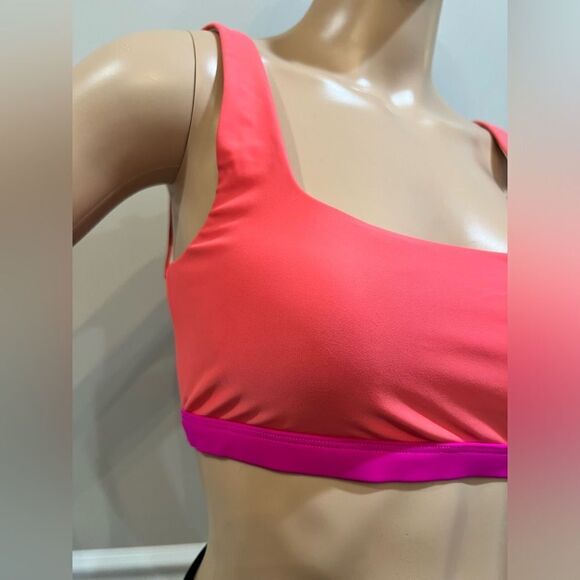 NWT DKNY Women's Square-Neckline Colorblocked Bikini Top - Picture 4 of 4